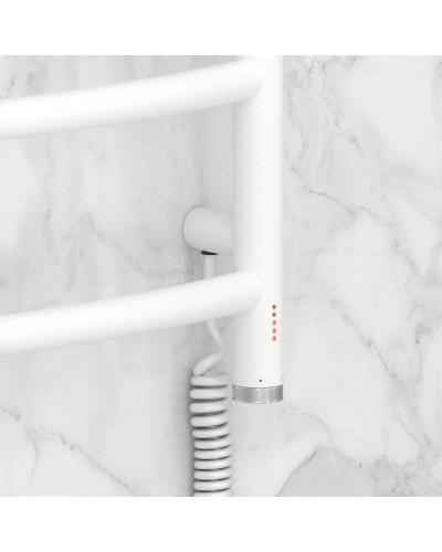 Полотенцесушитель электрический 500х500 белый матовый МЭМ правый Сунержа Галант 4.0 30-0831-5050