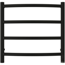 Полотенцесушитель электрический 500х500 черный матовый МЭМ правый Сунержа Галант 4.0 31-0831-5050