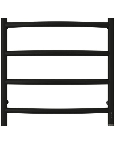 Полотенцесушитель электрический 500х500 черный матовый МЭМ правый Сунержа Галант 4.0 31-0831-5050