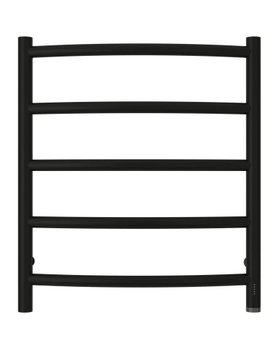 Полотенцесушитель электрический 600х500 черный матовый МЭМ правый Сунержа Галант 4.0 31-0831-6050