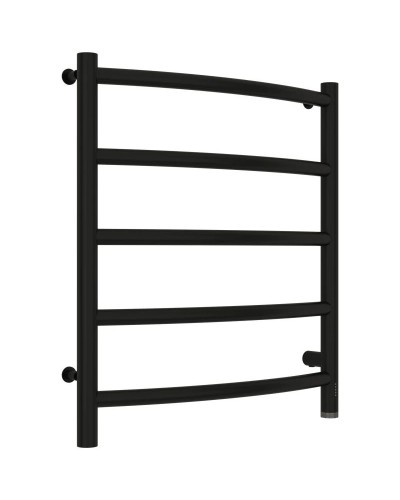 Полотенцесушитель электрический 600х500 черный матовый МЭМ правый Сунержа Галант 4.0 31-0831-6050