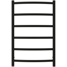 Полотенцесушитель электрический 800х500 черный матовый МЭМ левый Сунержа Галант 4.0  31-0830-8050