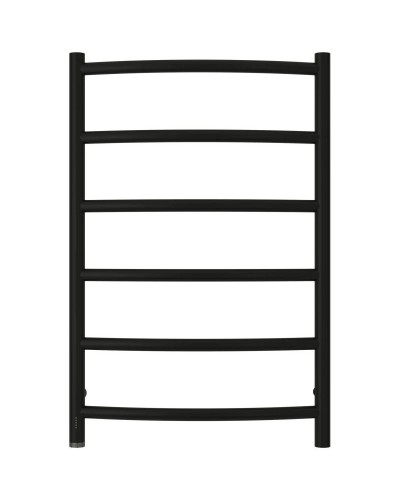 Полотенцесушитель электрический 800х500 черный матовый МЭМ левый Сунержа Галант 4.0  31-0830-8050