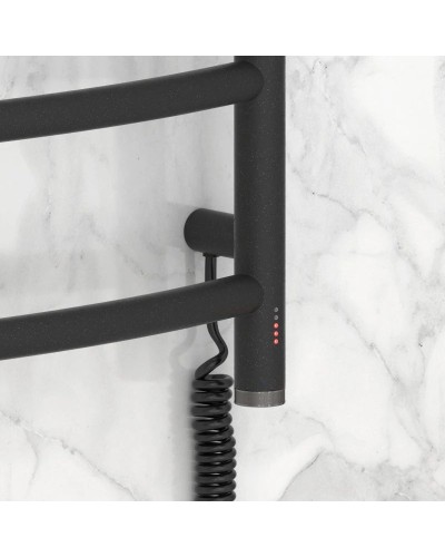 Полотенцесушитель электрический 1000х500 темный титан муар МЭМ правый Сунержа Галант 4.0 15-0831-1050