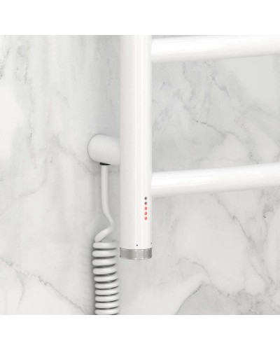 Полотенцесушитель электрический 1200х500 белый глянец МЭМ левый Сунержа Галант 4.0 12-0830-1250