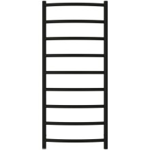 Полотенцесушитель электрический 1200х500 черный матовый МЭМ левый Сунержа Галант 4.0 31-0830-1250