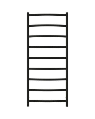 Полотенцесушитель электрический 1200х500 черный матовый МЭМ левый Сунержа Галант 4.0 31-0830-1250