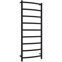Полотенцесушитель электрический 1200х500 черный матовый МЭМ левый Сунержа Галант 4.0 31-0830-1250