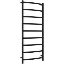 Полотенцесушитель электрический 1200х500 черный матовый МЭМ правый Сунержа Галант 4.0 31-0831-1250