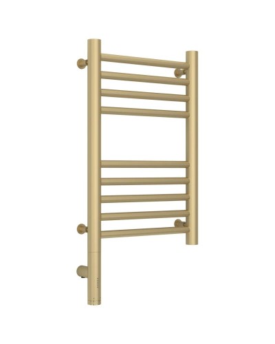 Полотенцесушитель электрический 500х300 шампань матовая МЭМ левый, перемычка прямая Сунержа Богема 3.0 022-5804-5030