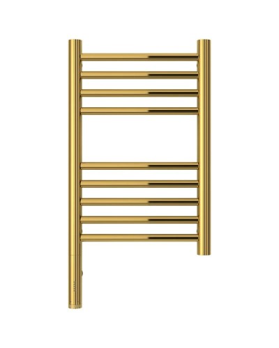 Полотенцесушитель электрический 500х300 золотой МЭМ левый, перемычка прямая Сунержа Богема 3.0 03-5804-5030