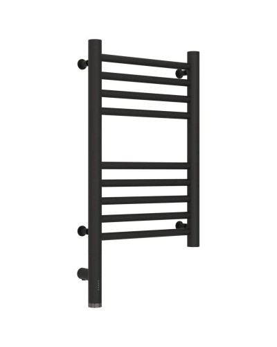 Полотенцесушитель электрический 500х300 темный титан муар МЭМ левый, перемычка прямая Сунержа Богема 3.0 15-5804-5030