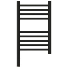 Полотенцесушитель электрический 500х300 черный матовый МЭМ левый, перемычка прямая Сунержа Богема 3.0 31-5804-5030