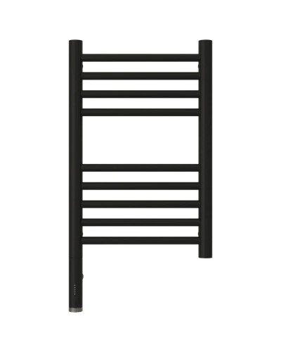 Полотенцесушитель электрический 500х300 черный матовый МЭМ левый, перемычка прямая Сунержа Богема 3.0 31-5804-5030
