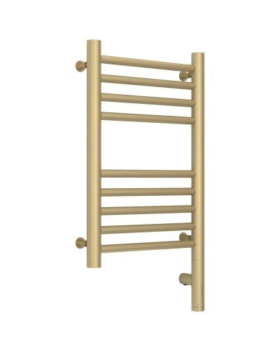 Полотенцесушитель электрический 500х300 шампань матовая МЭМ правый, перемычка прямая Сунержа Богема 3.0 022-5805-5030