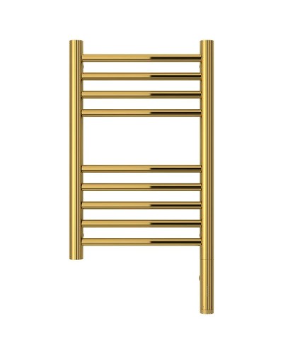 Полотенцесушитель электрический 500х300 золотой МЭМ правый, перемычка прямая Сунержа Богема 3.0 03-5805-5030