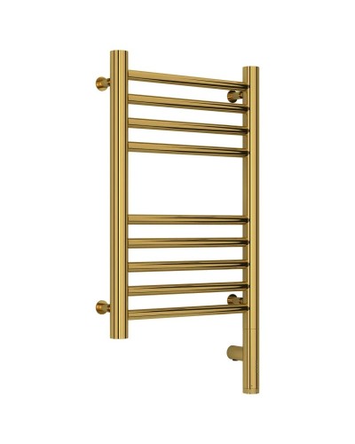 Полотенцесушитель электрический 500х300 золотой МЭМ правый, перемычка прямая Сунержа Богема 3.0 03-5805-5030