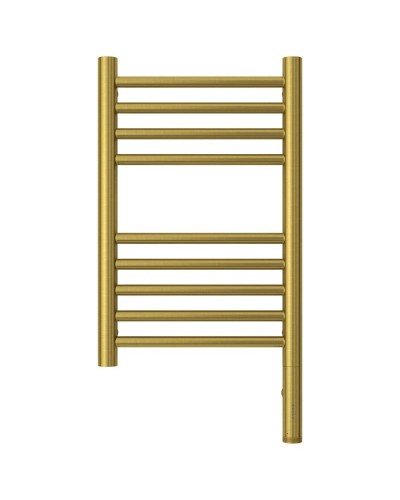 Полотенцесушитель электрический 500х300 состаренная латунь МЭМ правый, перемычка прямая Сунержа Богема 3.0 051-5805-5030