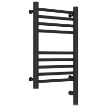 Полотенцесушитель электрический 500х300 темный титан муар МЭМ правый, перемычка прямая Сунержа Богема 3.0 15-5805-5030