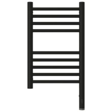 Полотенцесушитель электрический 500х300 черный матовый МЭМ правый, перемычка прямая Сунержа Богема 3.0 31-5805-5030