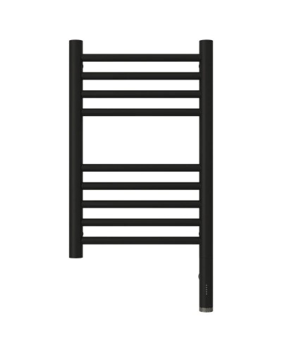 Полотенцесушитель электрический 500х300 черный матовый МЭМ правый, перемычка прямая Сунержа Богема 3.0 31-5805-5030