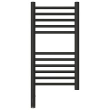 Полотенцесушитель электрический 600х300 темный титан муар МЭМ левый, перемычка прямая Сунержа Богема 3.0 15-5804-6030