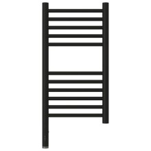 Полотенцесушитель электрический 600х300 черный матовый МЭМ левый, перемычка прямая Сунержа Богема 3.0 31-5804-6030