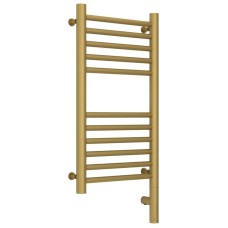 Полотенцесушитель электрический 600х300 золотой матовый МЭМ правый, перемычка прямая Сунержа Богема 3.0 032-5805-6030