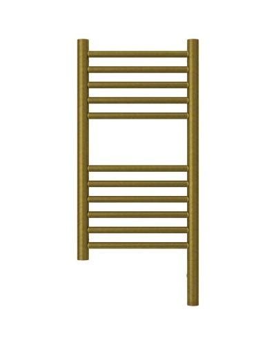 Полотенцесушитель электрический 600х300 состаренная бронза МЭМ правый, перемычка прямая Сунержа Богема 3.0 05-5805-6030