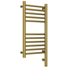 Полотенцесушитель электрический 600х300 состаренная латунь МЭМ правый, перемычка прямая Сунержа Богема 3.0 051-5805-6030