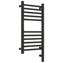 Полотенцесушитель электрический 600х300 темный титан муар МЭМ правый, перемычка прямая Сунержа Богема 3.0 15-5805-6030