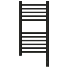 Полотенцесушитель электрический 600х300 черный матовый МЭМ правый, перемычка прямая Сунержа Богема 3.0 31-5805-6030