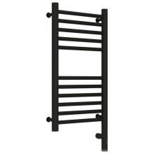 Полотенцесушитель электрический 600х300 черный матовый МЭМ правый, перемычка прямая Сунержа Богема 3.0 31-5805-6030