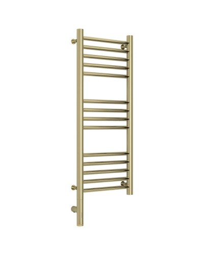 Полотенцесушитель электрический 800х300 шампань МЭМ левый, перемычка прямая Сунержа Богема 3.0 020-5804-8030