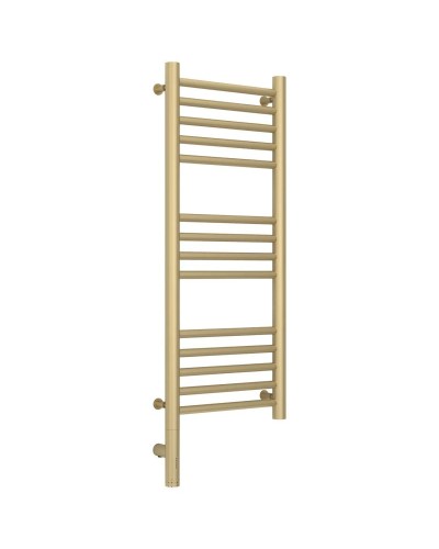 Полотенцесушитель электрический 800х300 шампань матовая МЭМ левый, перемычка прямая Сунержа Богема 3.0 022-5804-8030