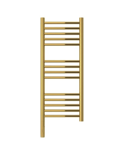 Полотенцесушитель электрический 800х300 золотой МЭМ левый, перемычка прямая Сунержа Богема 3.0 03-5804-8030