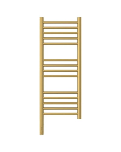 Полотенцесушитель электрический 800х300 золотой матовый МЭМ левый, перемычка прямая Сунержа Богема 3.0 032-5804-8030