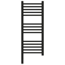 Полотенцесушитель электрический 800х300 черный матовый МЭМ левый, перемычка прямая Сунержа Богема 3.0 31-5804-8030