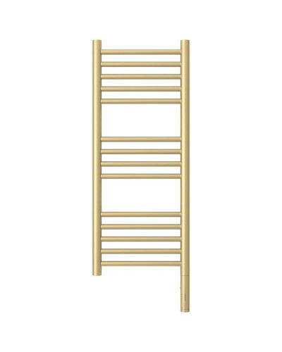 Полотенцесушитель электрический 800х300 шампань матовая МЭМ правый, перемычка прямая Сунержа Богема 3.0 022-5805-8030