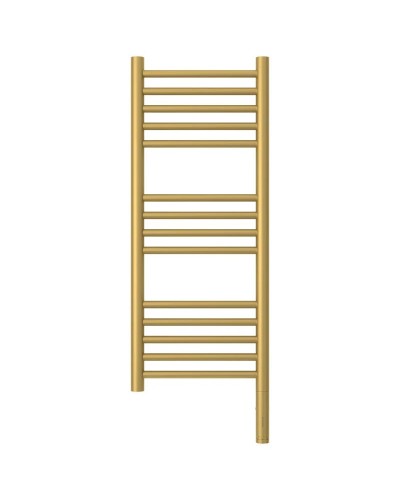 Полотенцесушитель электрический 800х300 золотой матовый МЭМ правый, перемычка прямая Сунержа Богема 3.0 032-5805-8030