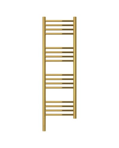 Полотенцесушитель электрический 1000х300 золотой МЭМ левый, перемычка прямая Сунержа Богема 3.0 03-5804-1030