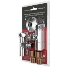 Вентиль запорный угловой пара 1/2" нар.р. - 3/4" н/г Terminus 4670030723666