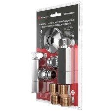 Вентиль запорный угловой квадратный пара 1/2" нар.р. - 3/4" н/г Terminus 4620768888861