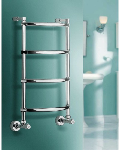 Водяной полотенцесушитель Margaroli Luna 432-4 4323704CRN Хром
