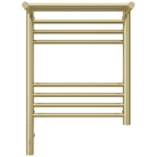 Полотенцесушитель электрический 500х400 шампань МЭМ левый Сунержа Богема с полкой 3.0 020-5806-5040