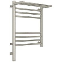 Полотенцесушитель электрический 500х400 сатин МЭМ левый Сунержа Богема с полкой 3.0 071-5806-5040