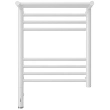 Полотенцесушитель электрический 500х400 белый глянец МЭМ левый Сунержа Богема с полкой 3.0 12-5806-5040