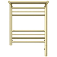 Полотенцесушитель электрический 500х400 шампань МЭМ правый Сунержа Богема с полкой 3.0 020-5807-5040