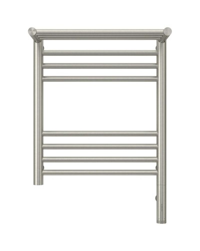 Полотенцесушитель электрический 500х400 сатин МЭМ правый Сунержа Богема с полкой 3.0 071-5807-5040