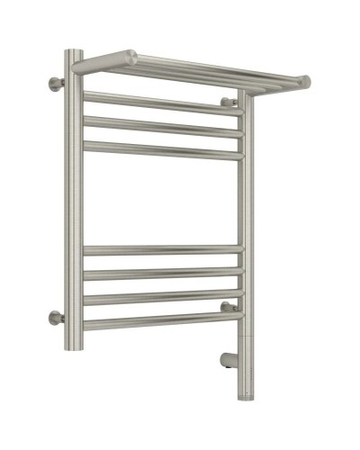 Полотенцесушитель электрический 500х400 сатин МЭМ правый Сунержа Богема с полкой 3.0 071-5807-5040